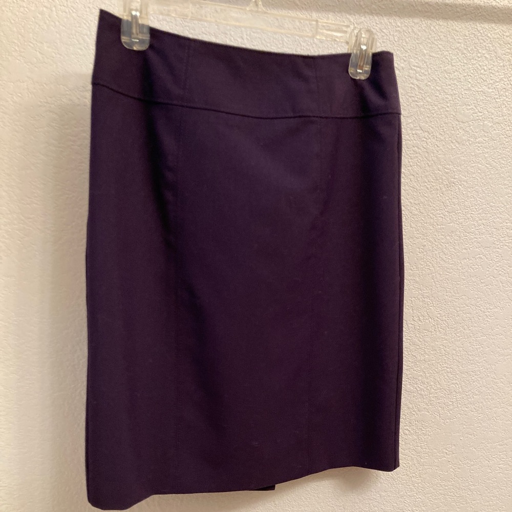 Worthington Eggplant Purple Pencil Skirt